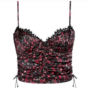 For Love & Lemons Melrose Satin Corset